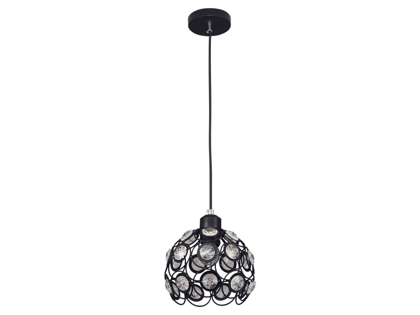 Lampa wisząca Florence stalowa czarna