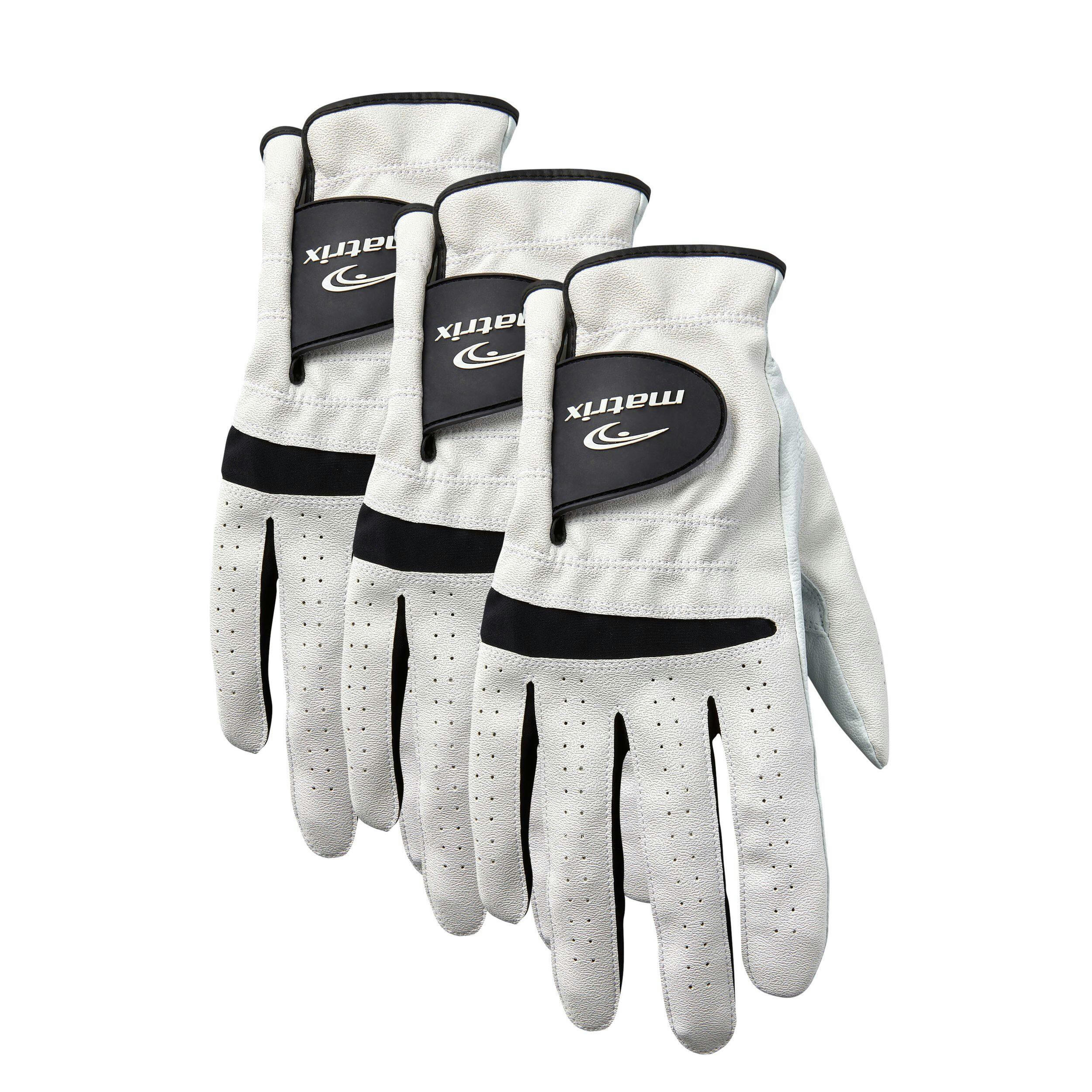 Matrix Men's Golf Gloves, Right Hand, 3-pk