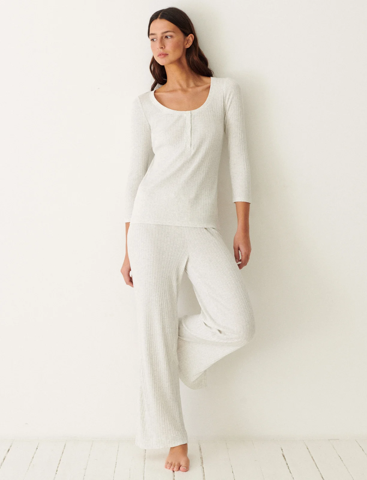 T-shirt manches longues ESSENTIEL RIB