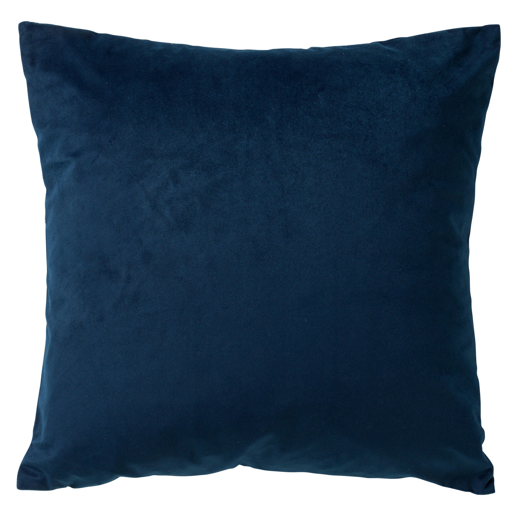 PHILLY - Coussin - bleu en velours 45x45 cm uni