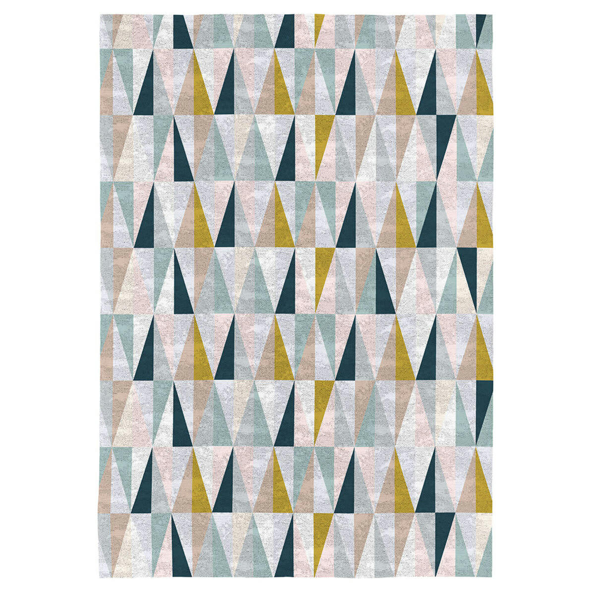 SANSA - Tapis décoratif en coton en impression digital multicolore 160x230 cm