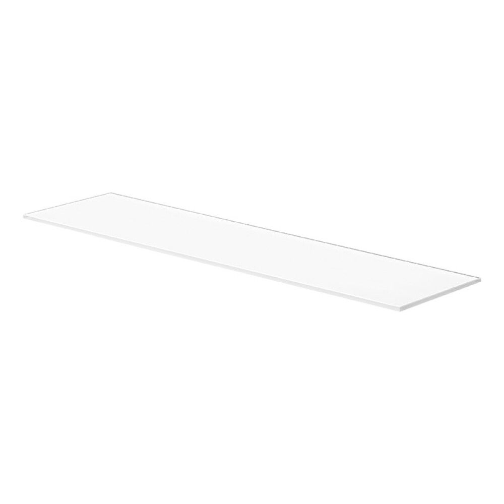 GLASSHYLLE DOLLE STANDARD 800X200X8 MM HVIT