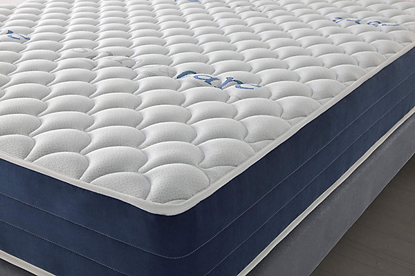 Matelas 140x200 real confort - mousse à confort multizone visco soft - épaisseur 25 cm - double face été-hiver