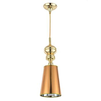 Elegancka LAMPA WISZĄCA kinkiet QUEEN-1 złota 18cm