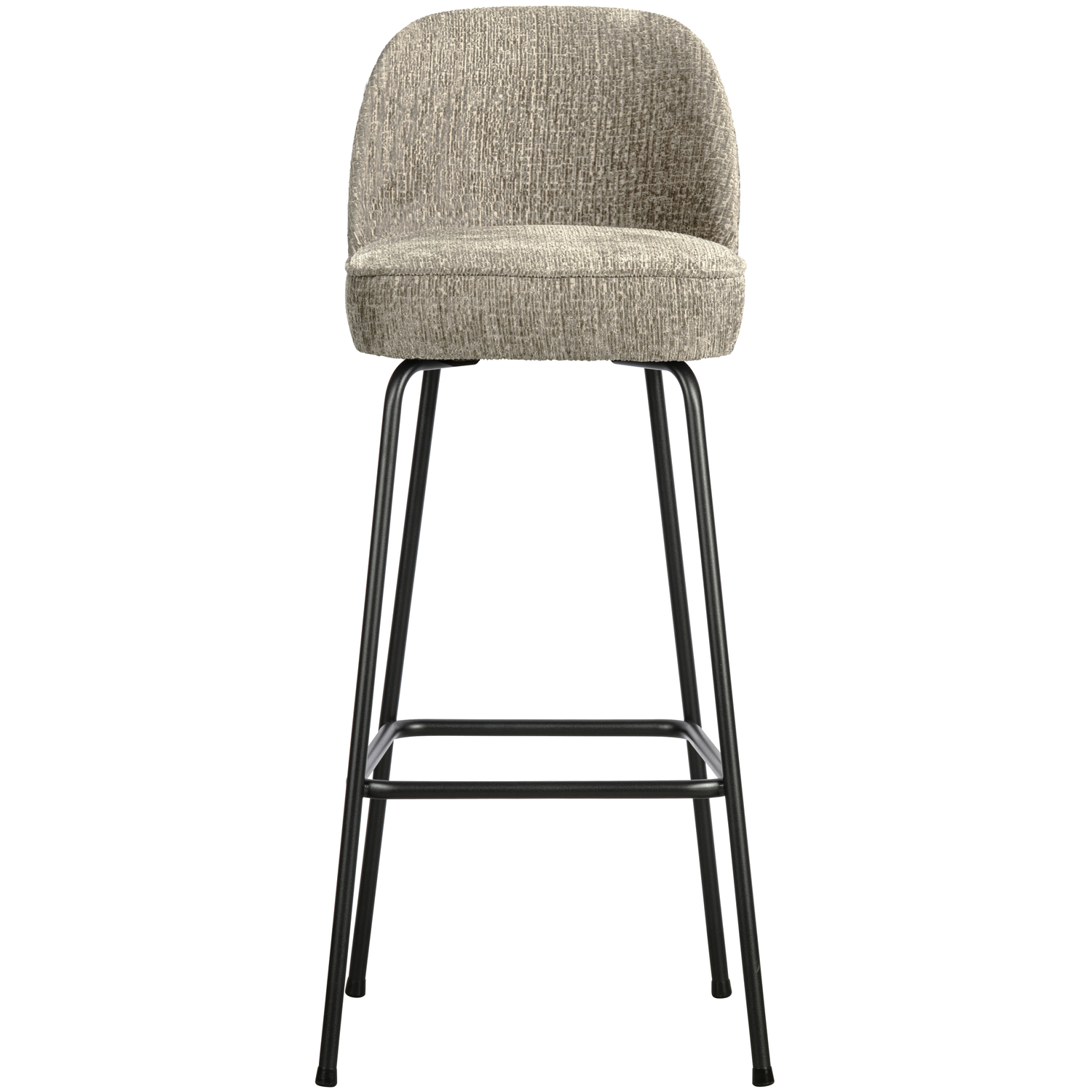 WOOOD barstoel Vogue - Structure Velvet - Wheatfield - 103x50x55
