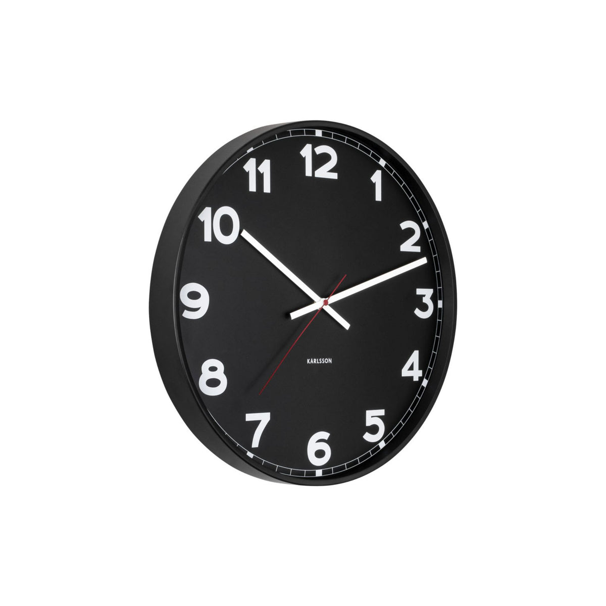 Karlsson wandklok New Classic - zwart - Ø40.6cm