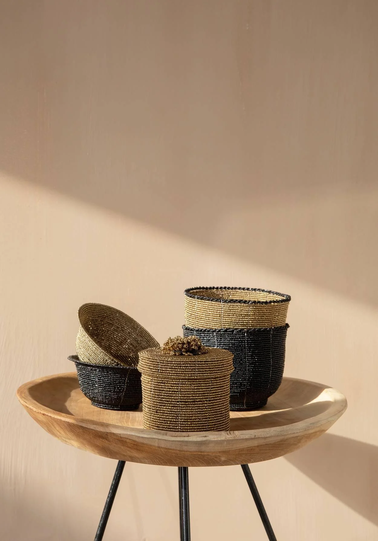 Opbergmand Beaded Bowl
