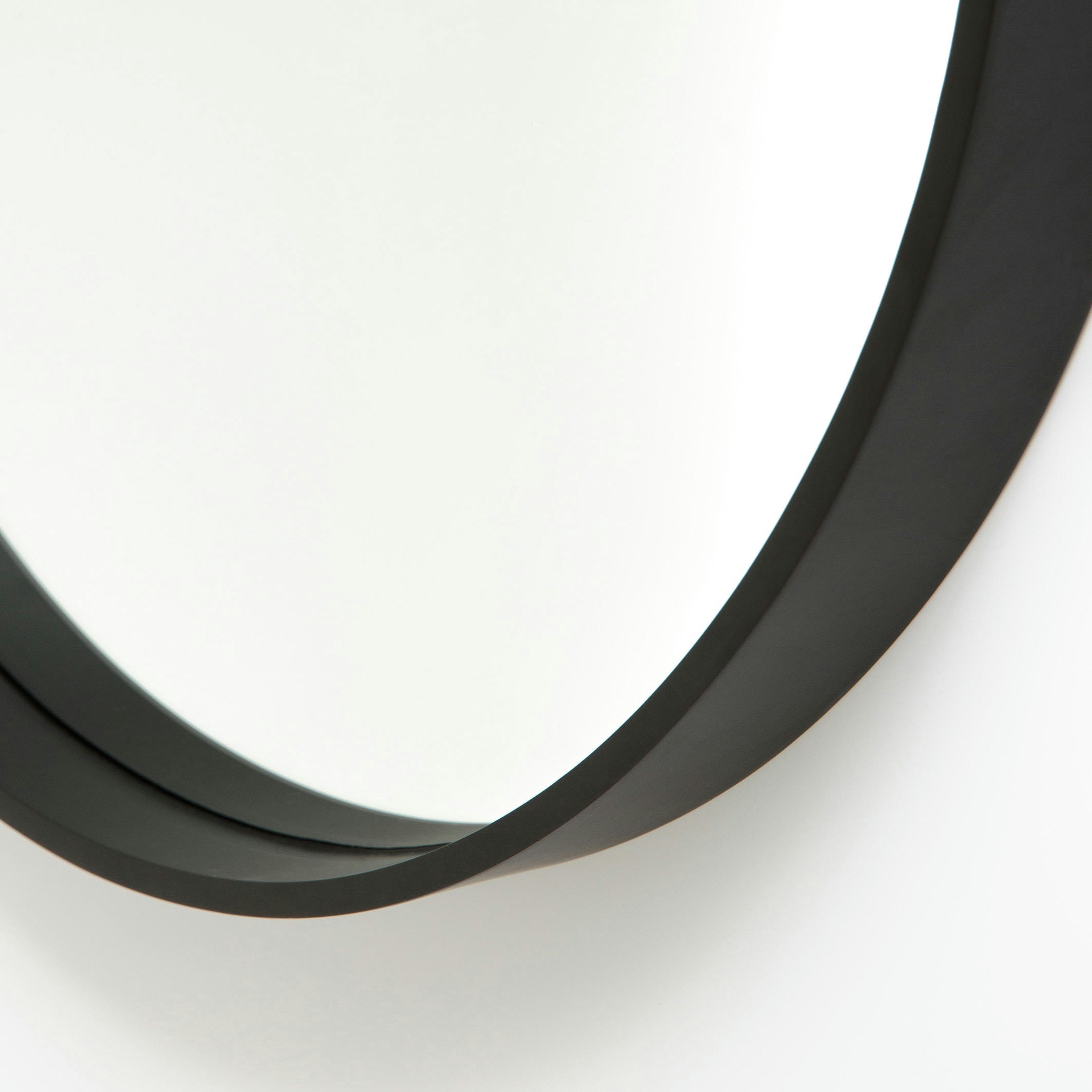 Miroir rond noir Ø55 cm, Alaria