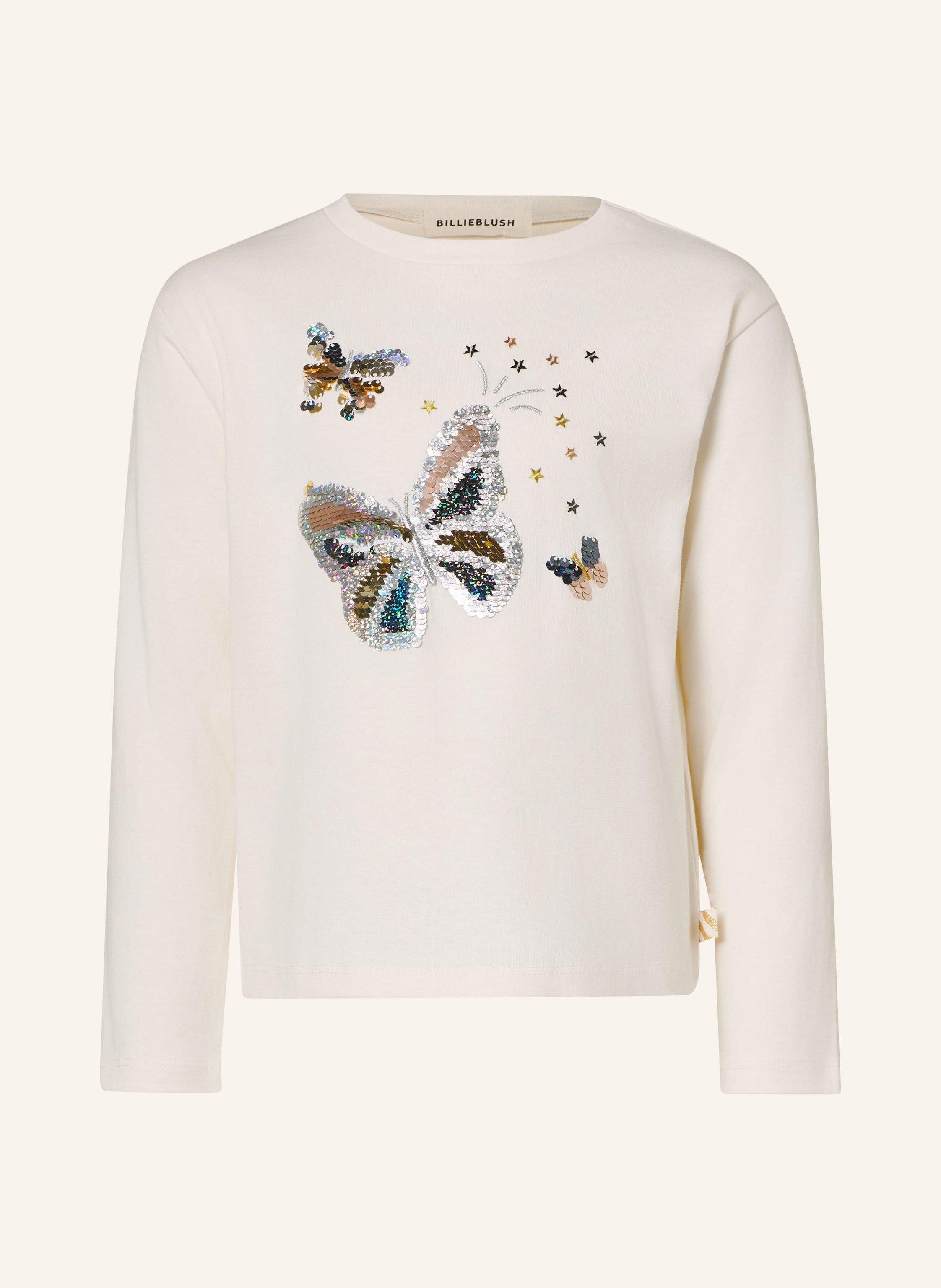 Billieblush Longsleeve mit Pailletten und Glitzergarn