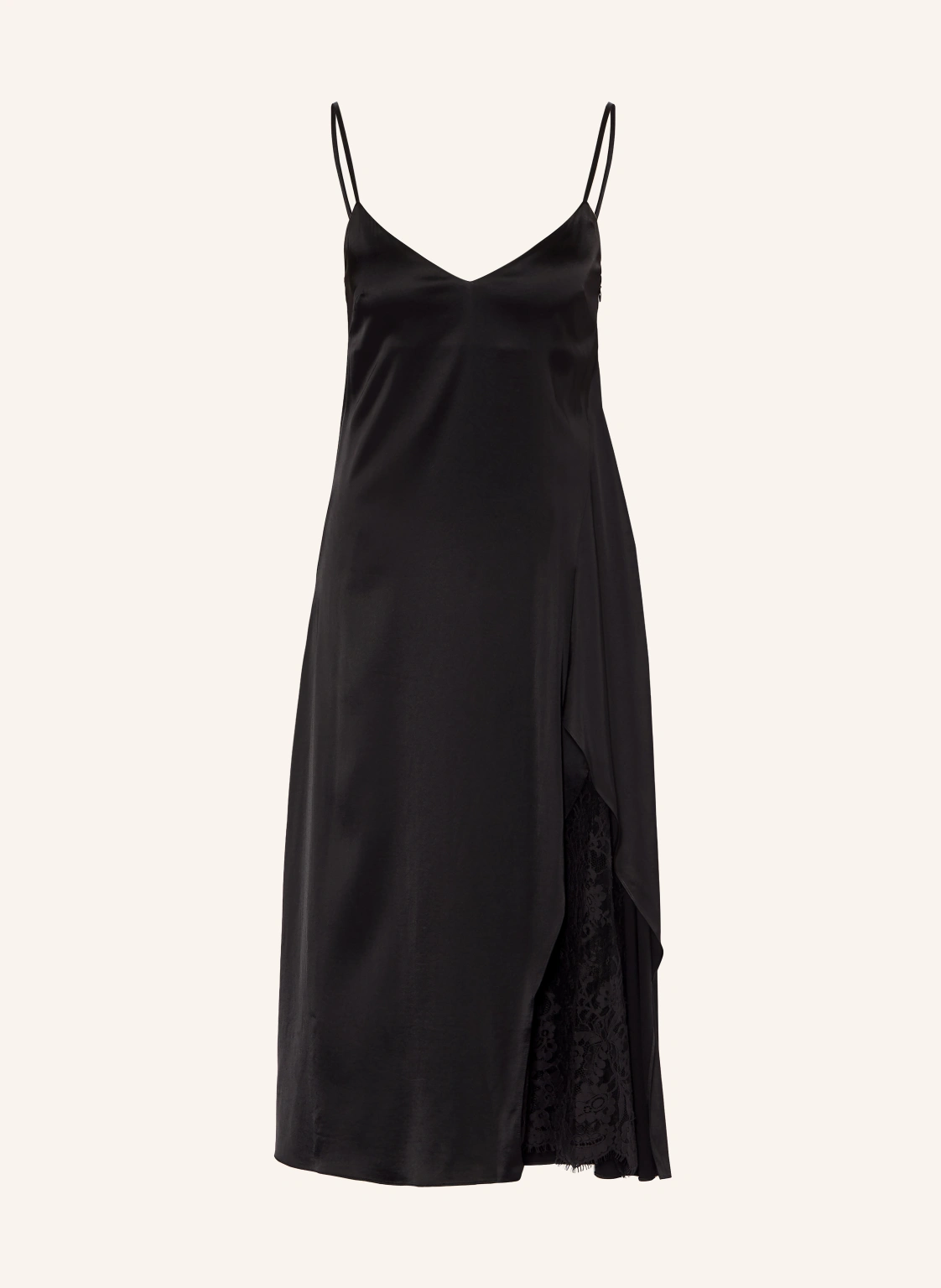 Acne Studios Satinkleid mit Spitze
