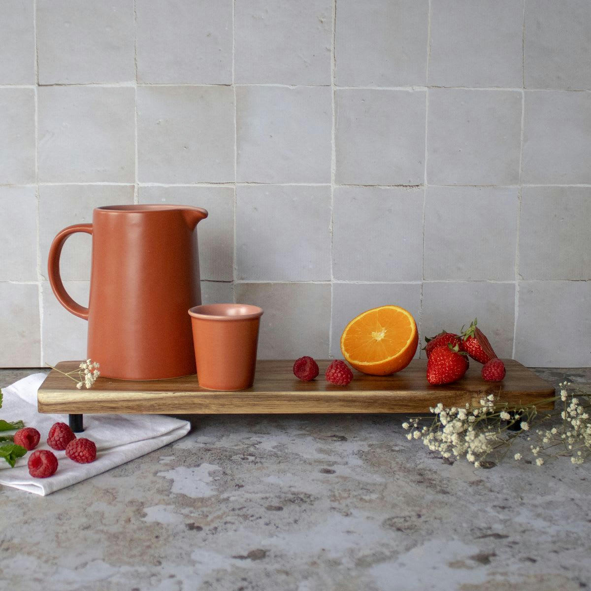 OUTO - Tasse en grès paprika 8cl