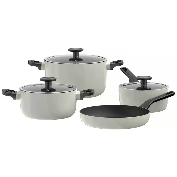 BergHOFF 4 Piece Glints Cookware Set - Sage Green
