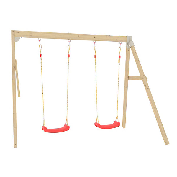 Bras de portique 2 balançoiresen bois