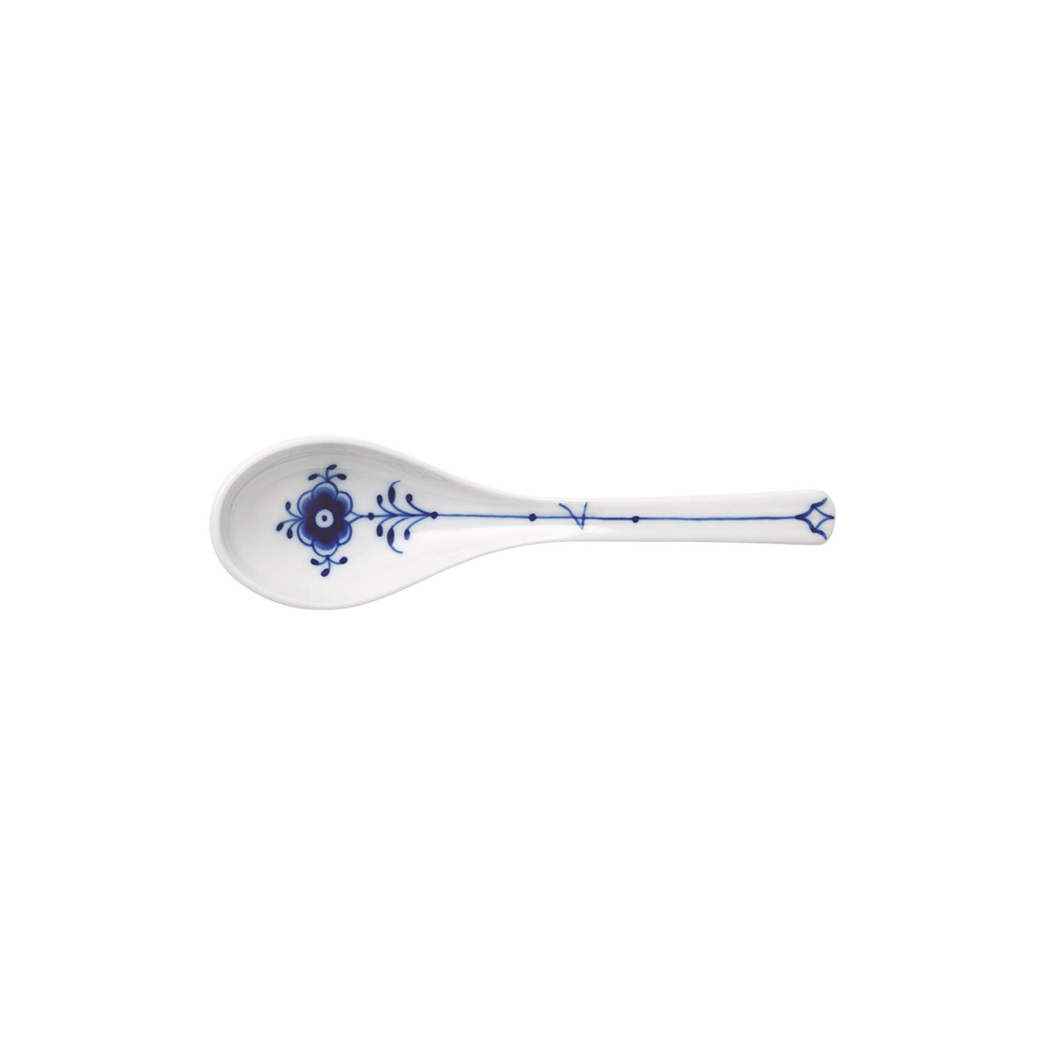 Musselmalet Riflet ske 15 cm