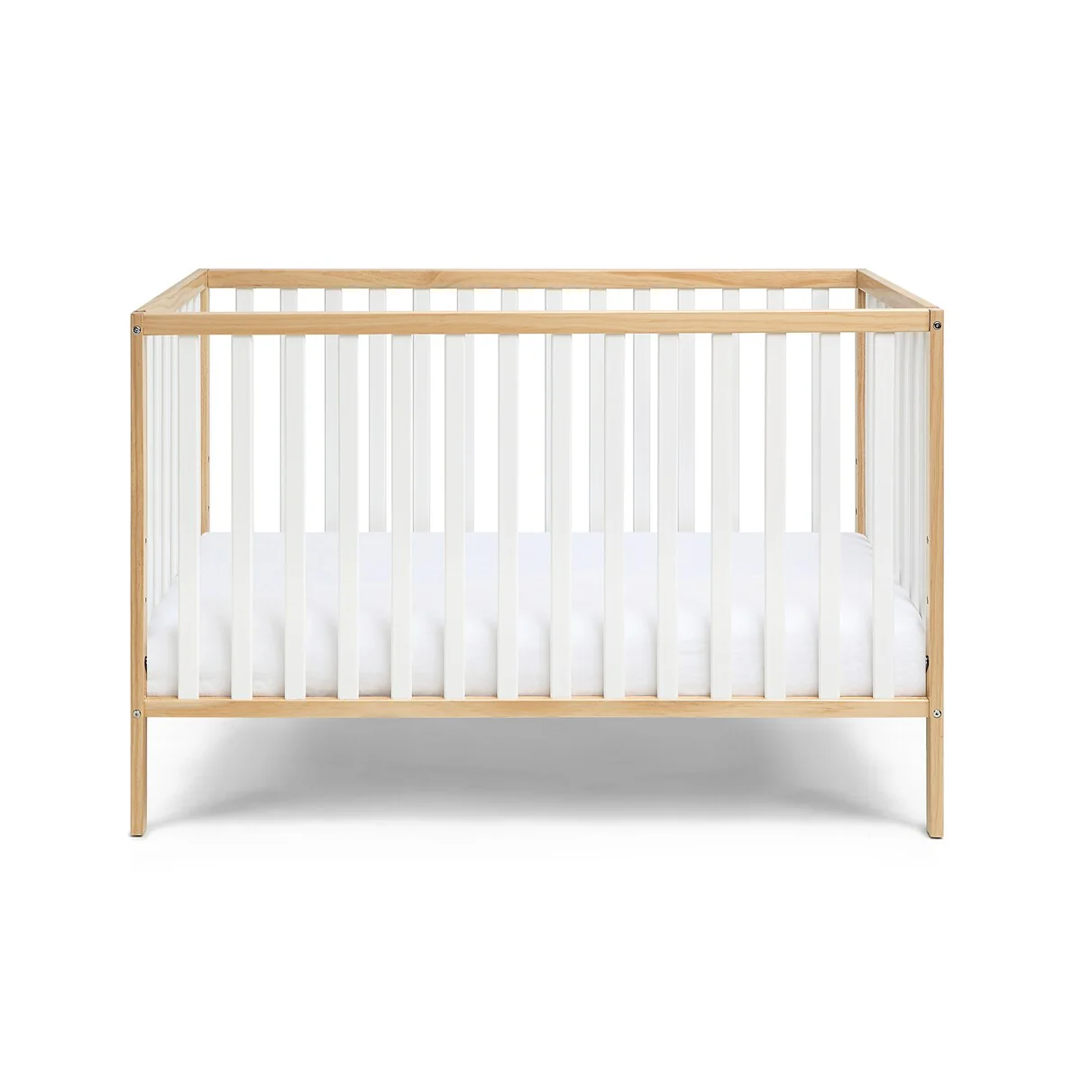 Baby Cache Deux Remi 3-in-1 Convertible Island Crib Natural/White