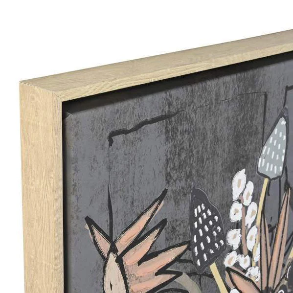 Conjunto de 2 Quadros Botanico Exotico 2A