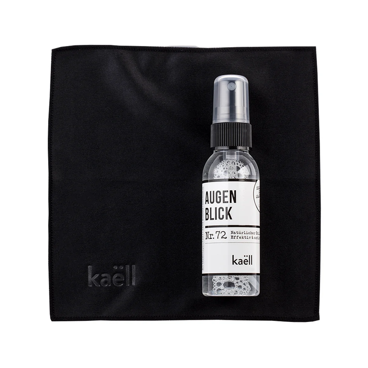 Kaëll - Augenblick Set, natürlicher Brillenreiniger mit Brillenputztuch, 50 ml