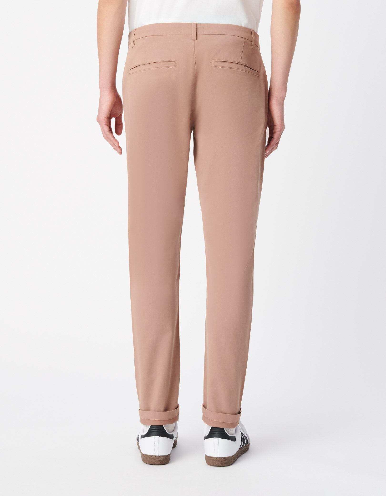 Pantalon chino slim bleu Homme