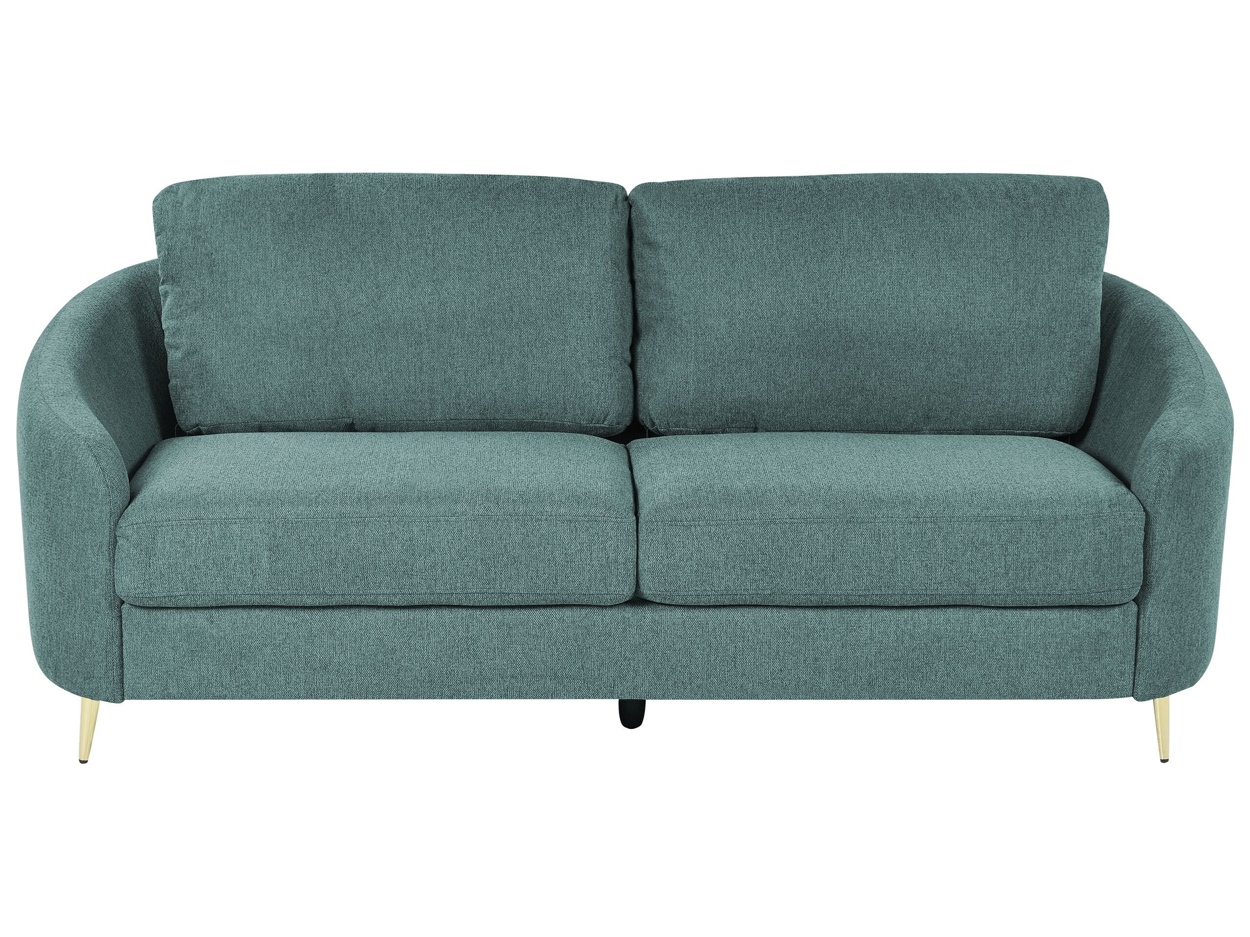 Sofa kanapa trzyosobowa tapicerowana zielona
