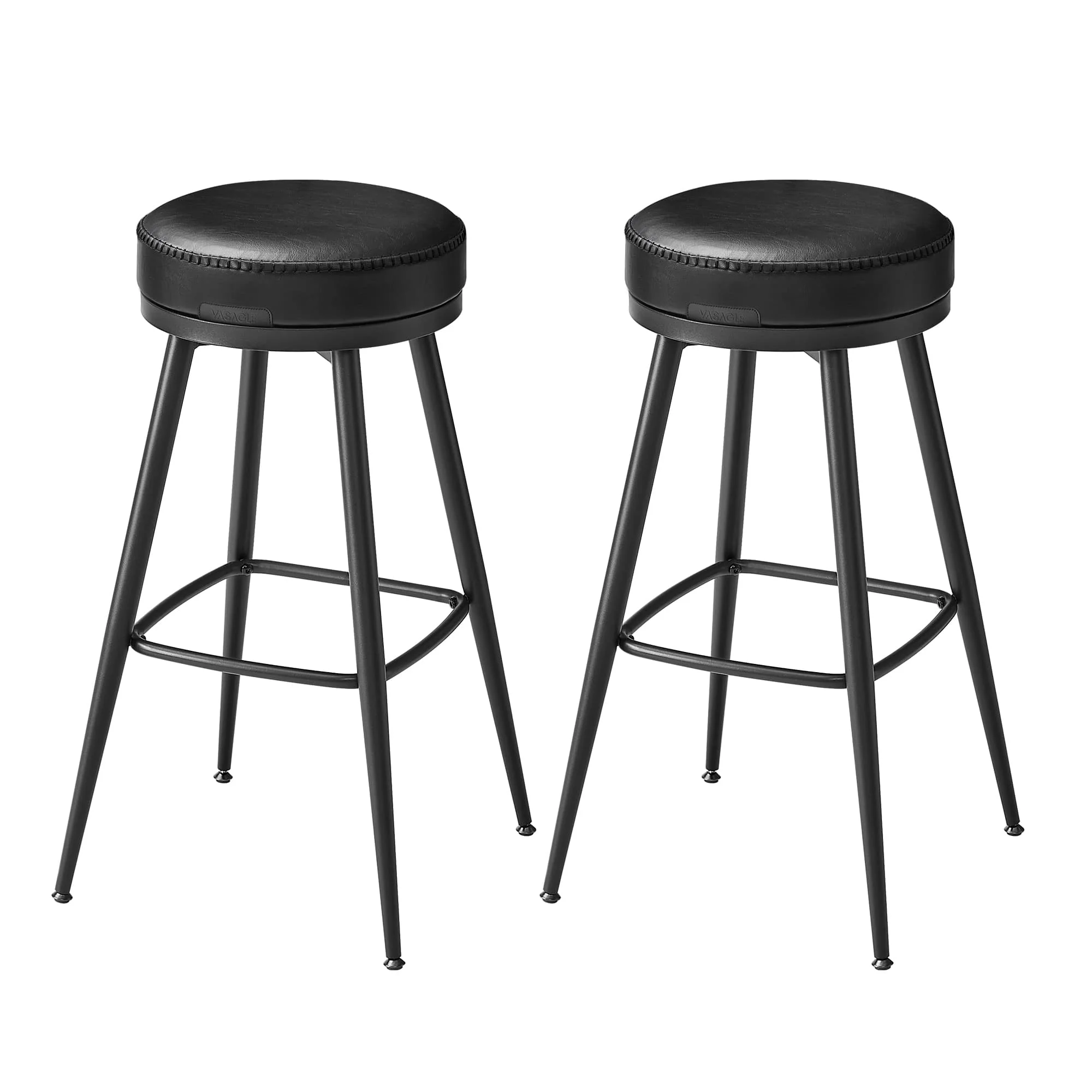 VASAGLE EKHO Collection - Tabouret de Bar Pivotant à 360°