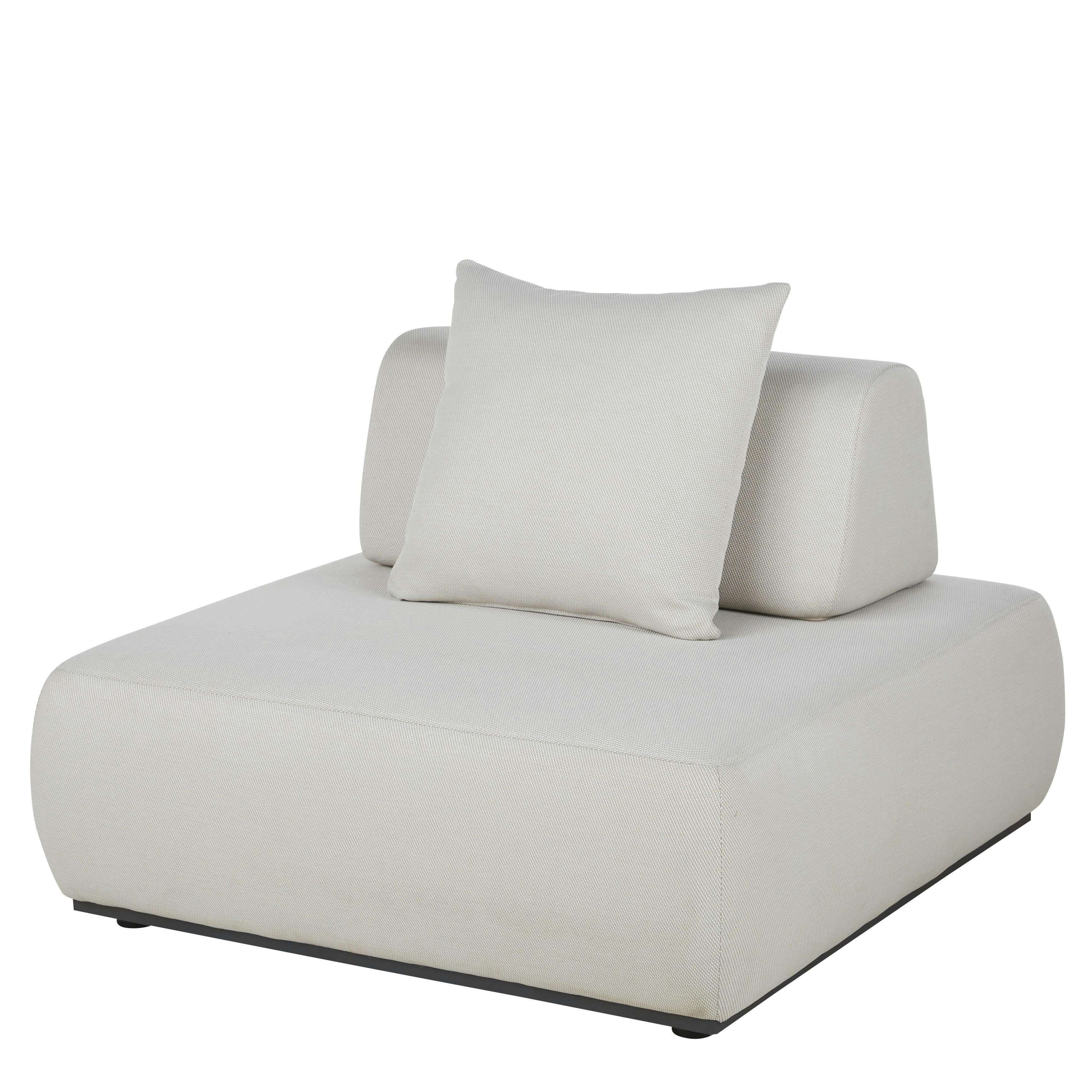 Lazaro - Chauffeuse de jardin en fibre polyoléfine beige