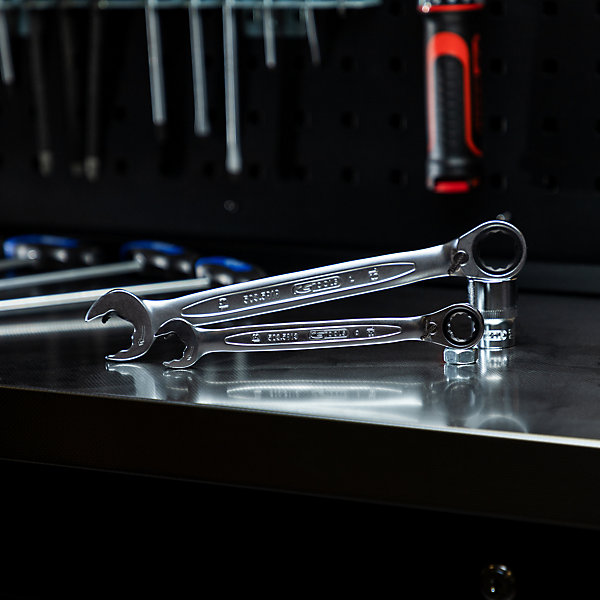 KS Tools - 503.5905 - Jeu de 5 clés mixtes à cliquet DUO GEAR