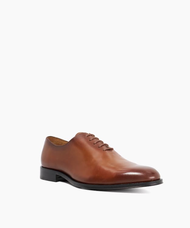 Sylvester Tan - Premium Wholecut Leather Sole Lace-Ups