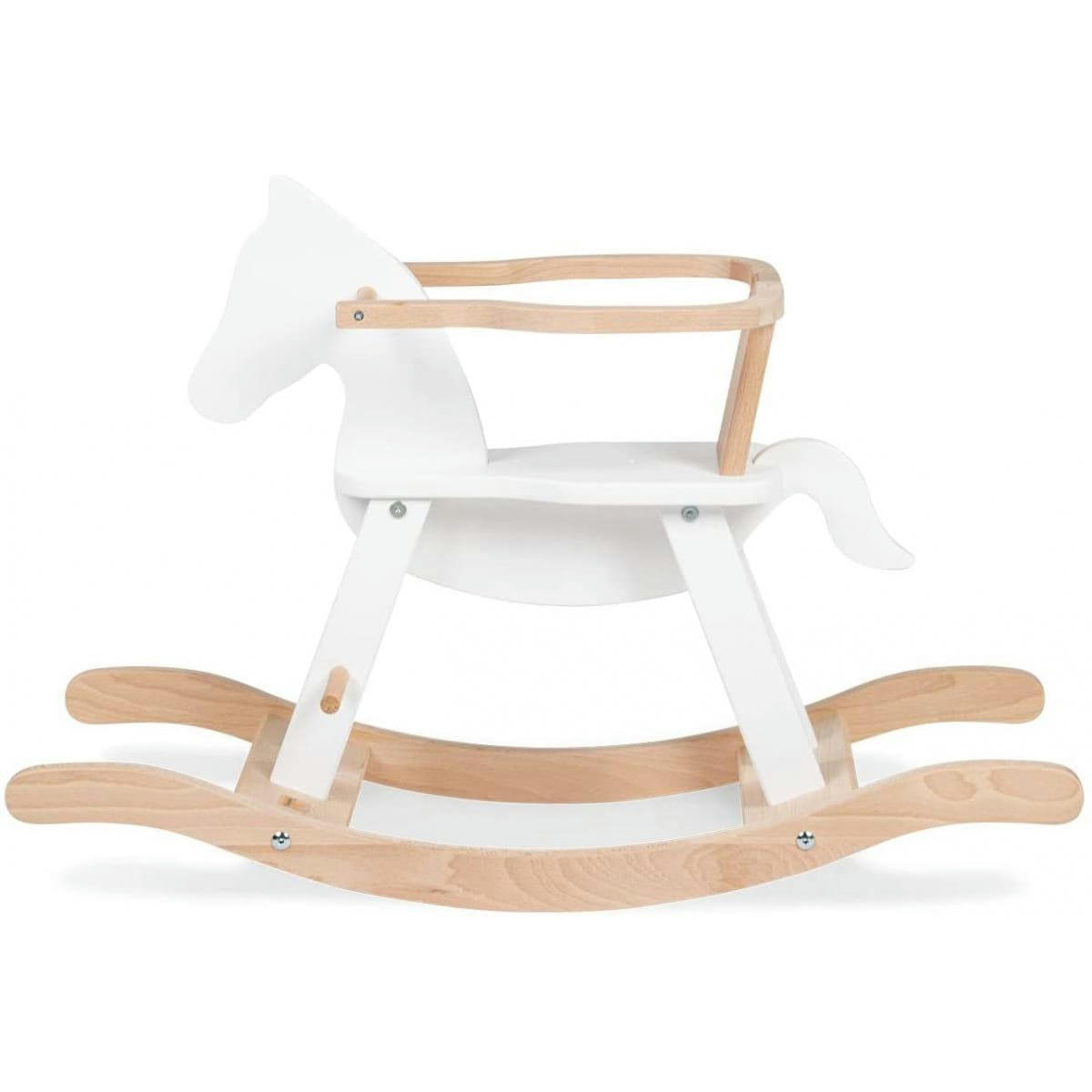 - Cheval à bascule Pinolino blanc