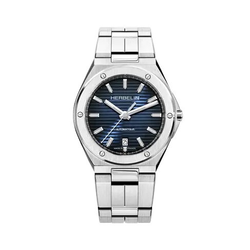 CAP CAMARAT – AUTOMATIQUE DATE – ACIER & BLEU