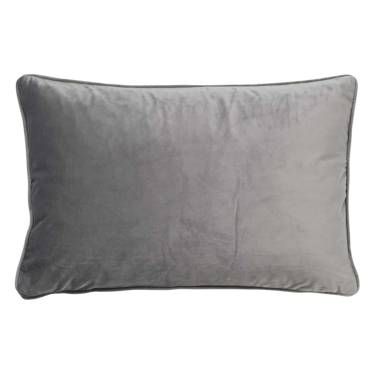 FINN - Kussenhoes 40x60 cm - velvet - effen kleur - Micro Chip - lichtgrijs