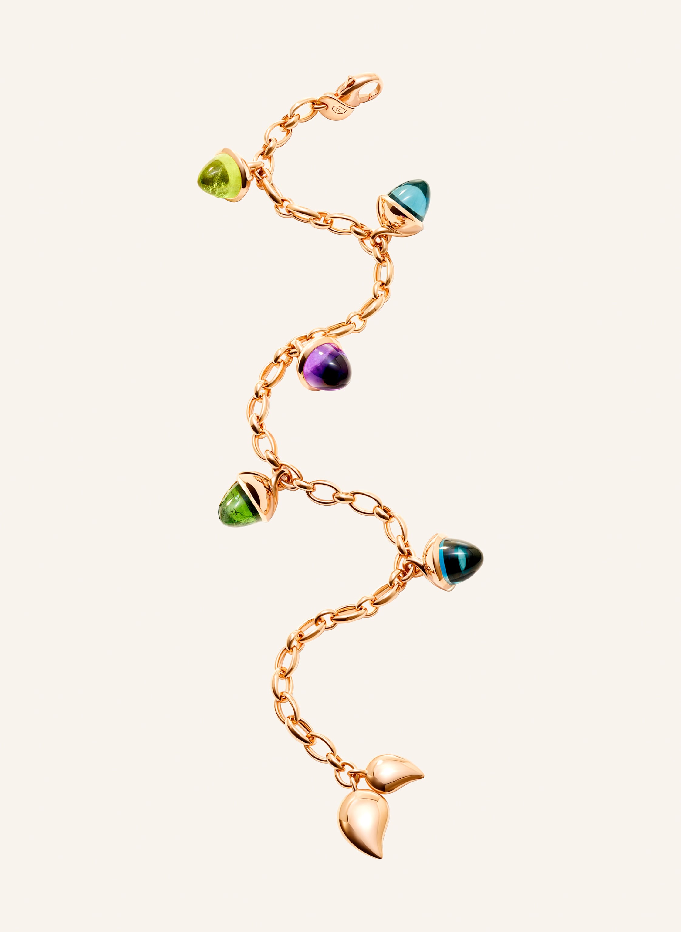TAMARA COMOLLI Armband MIKADO FLAMENCO CHARM ARMBAND IN 'AURORA 18K Roségold