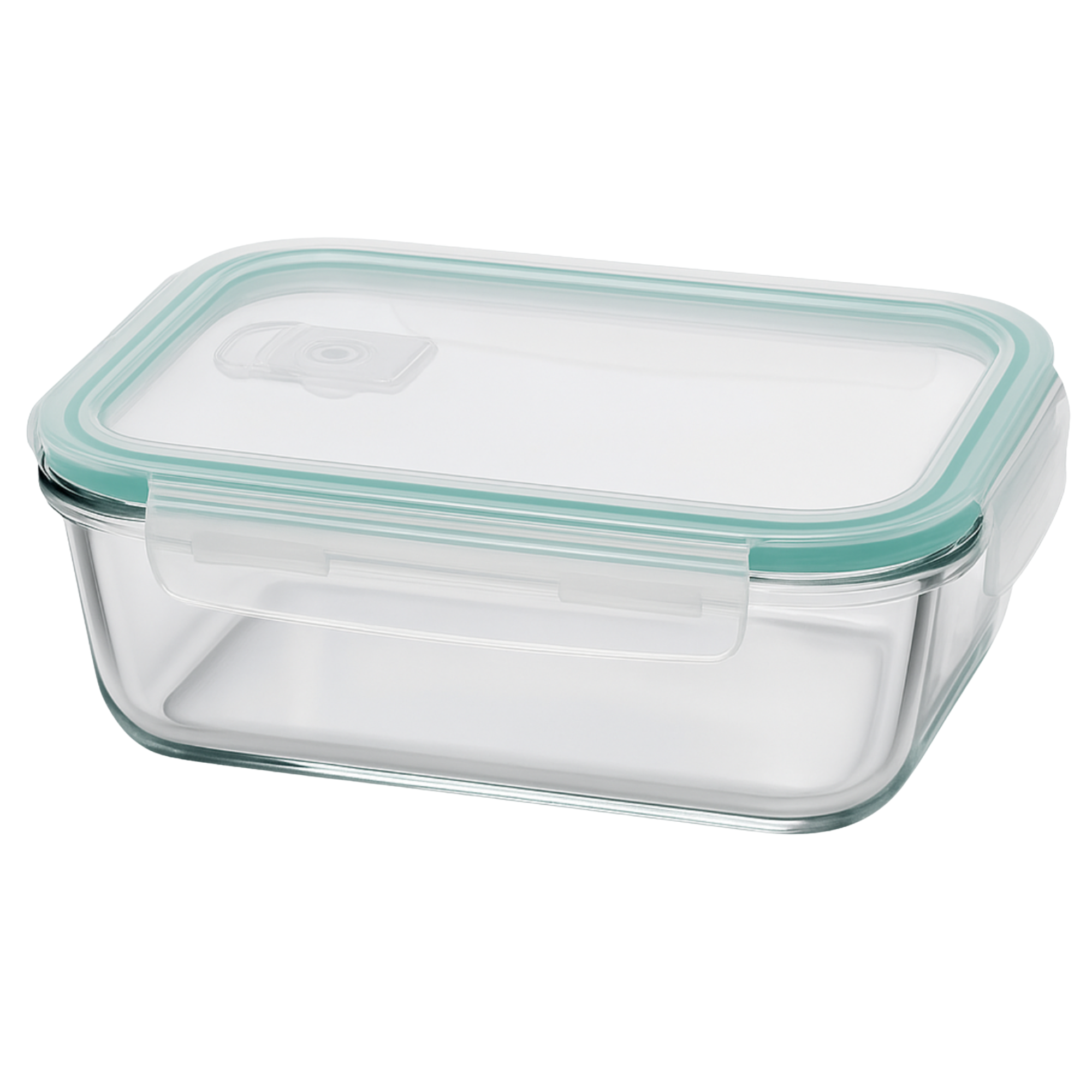 Szklany Pojemnik Obiadowy na Żywność LUNCH BOX do Pracy Śniadaniówka 1520ml