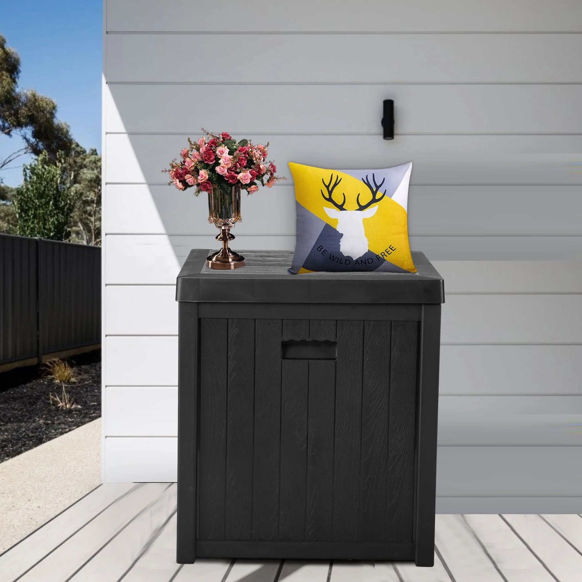 Ainfox 52 Gallon Outdoor Storage Box Deck Box