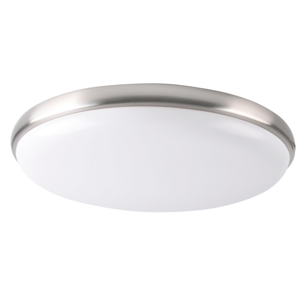 Plafon METIS okrągły biały chromowany LED 1x18W 30cm 1200lm IP20 Polux