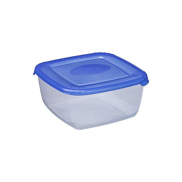 Boite hermétique de congélation carrée 1,5 litre - Bleu