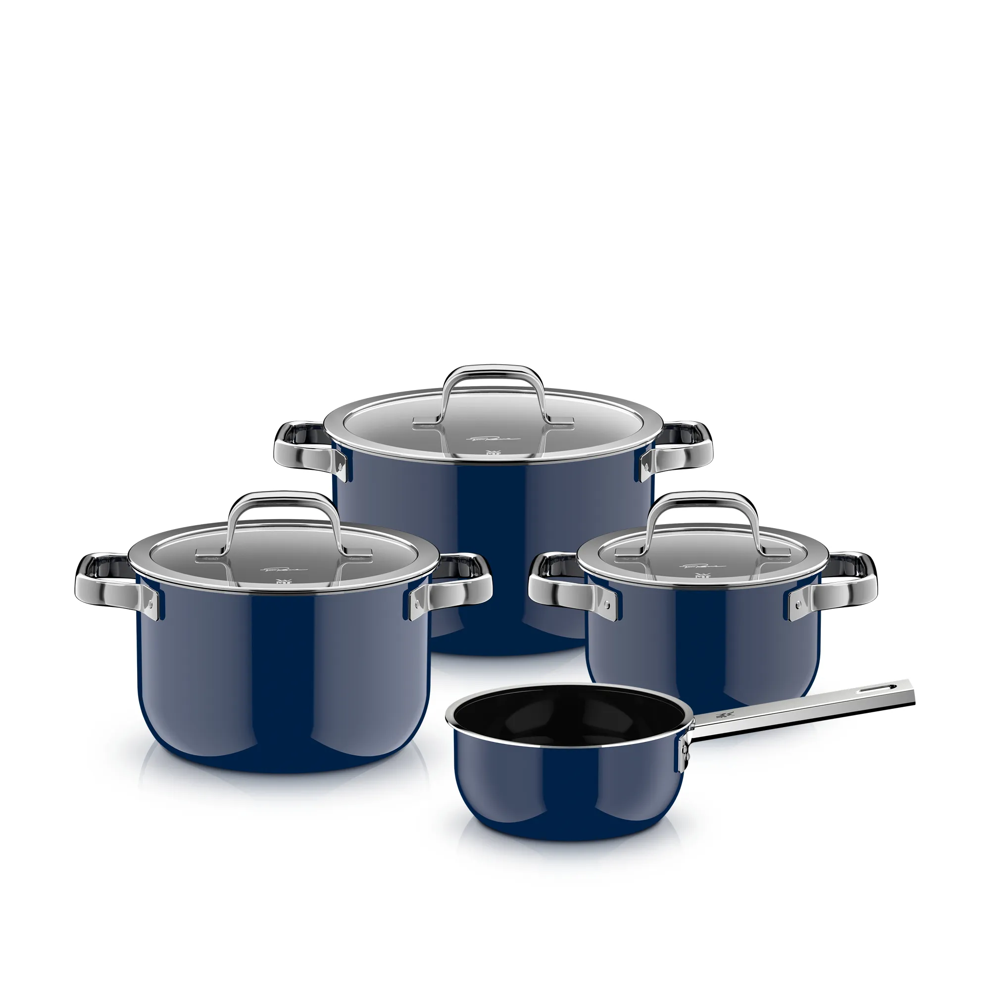Fusiontec Mineral Pro, 4-Piece Cookware Set, Tim Raue Ocean Blue