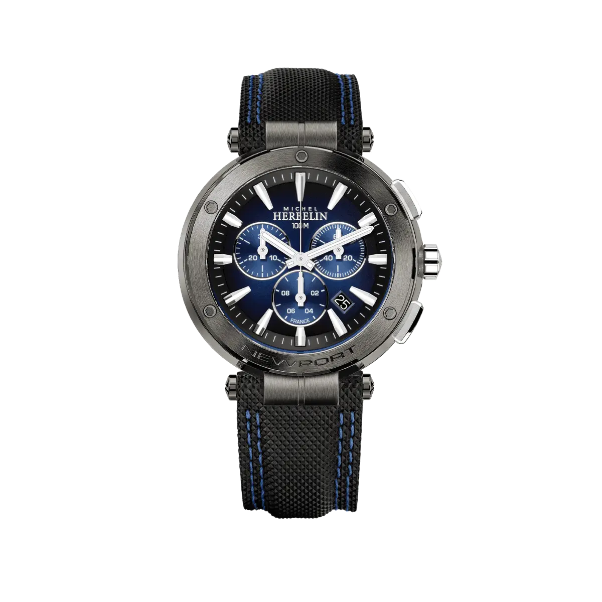 NEWPORT – CHRONOGRAPHE – ACIER PVD NOIR