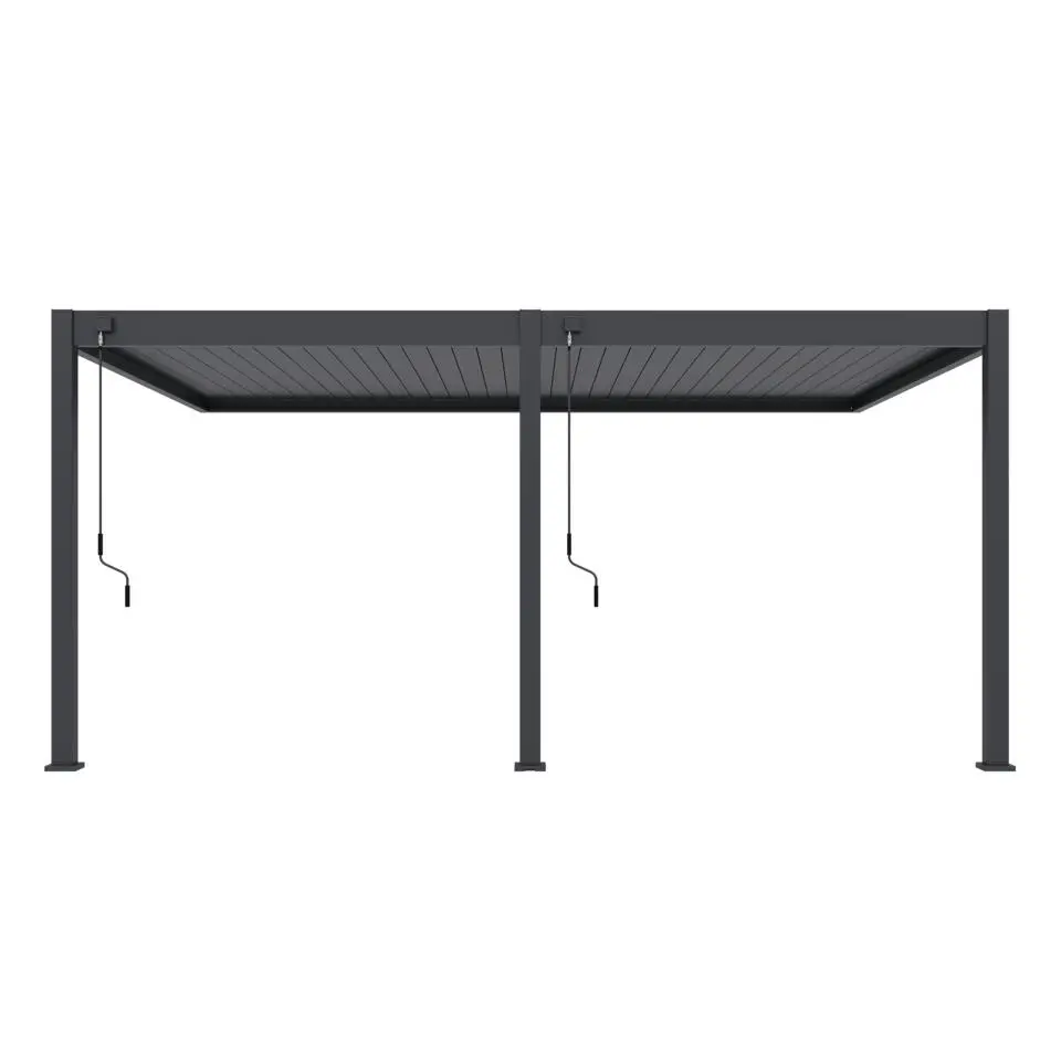 Orion Deluxe overkapping muur 360 x 530 cm antraciet