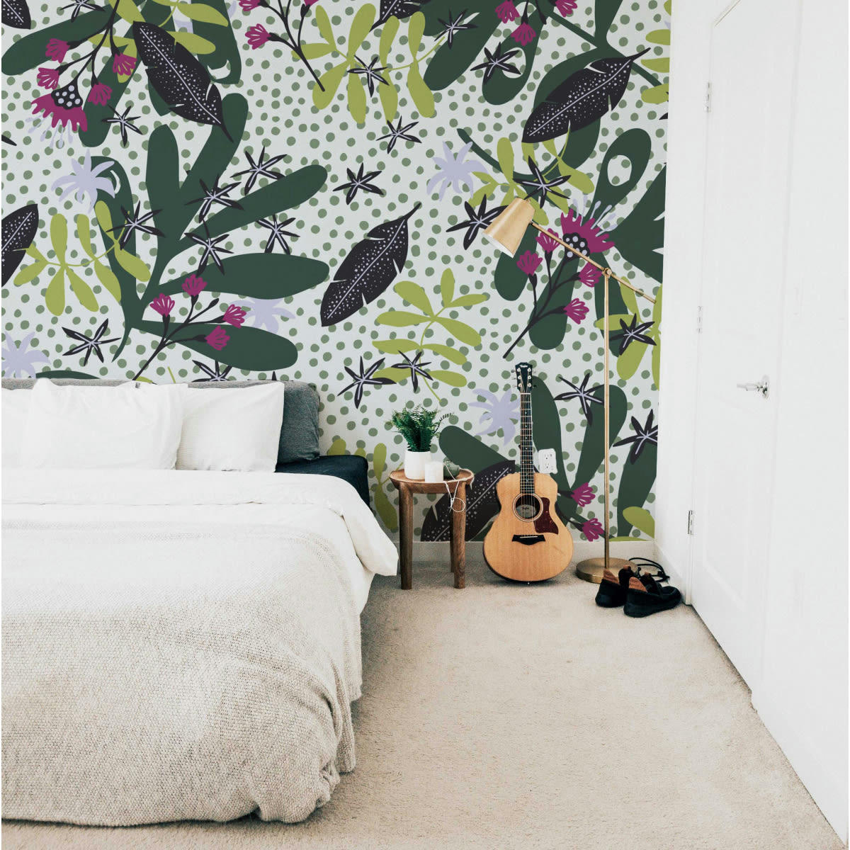 - Papier peint panoramique feuillage sauvage 510 x 250 cm