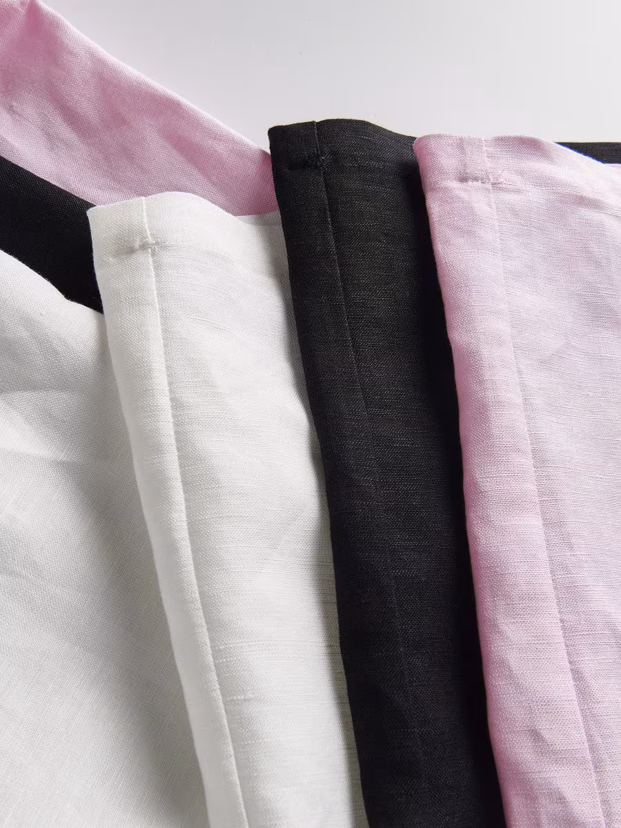 Linen Rich Trousers With Viscose Blend
