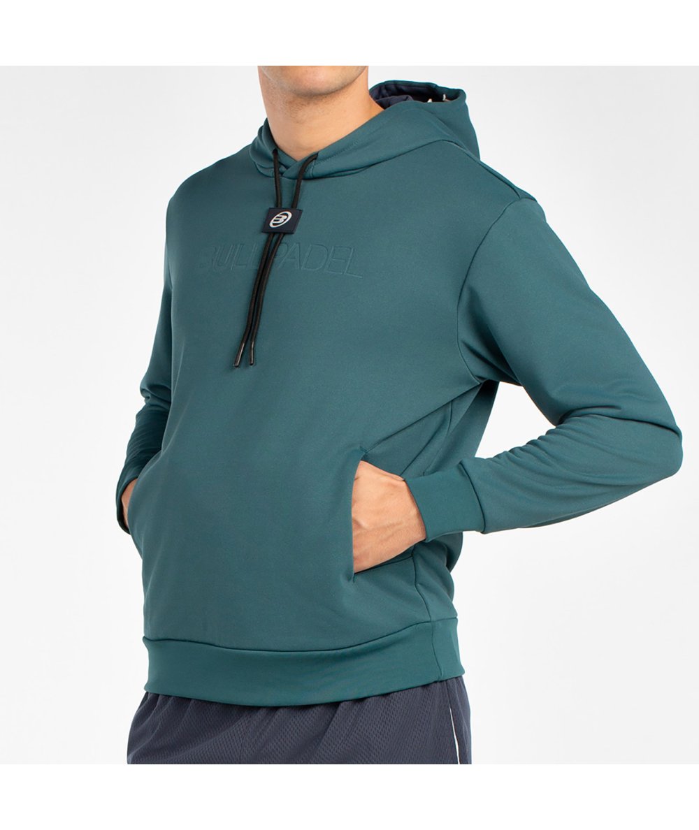 SUDADERA BULLPADEL BINEE VERDE OSCURO