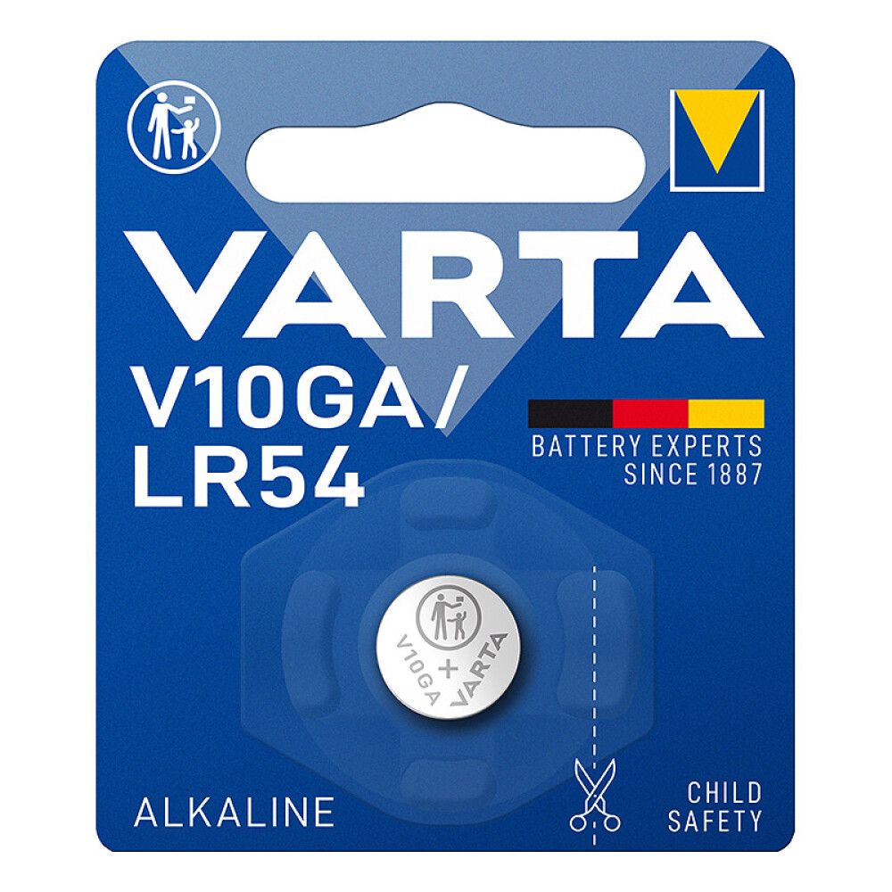 KNAPPCELLEBATTERI VARTA V10GA LR54