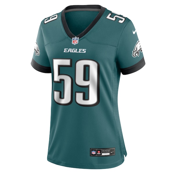 Thomas Booker IV Philadelphia Eagles Nike Women's Team Game Jersey - Midnight Green
