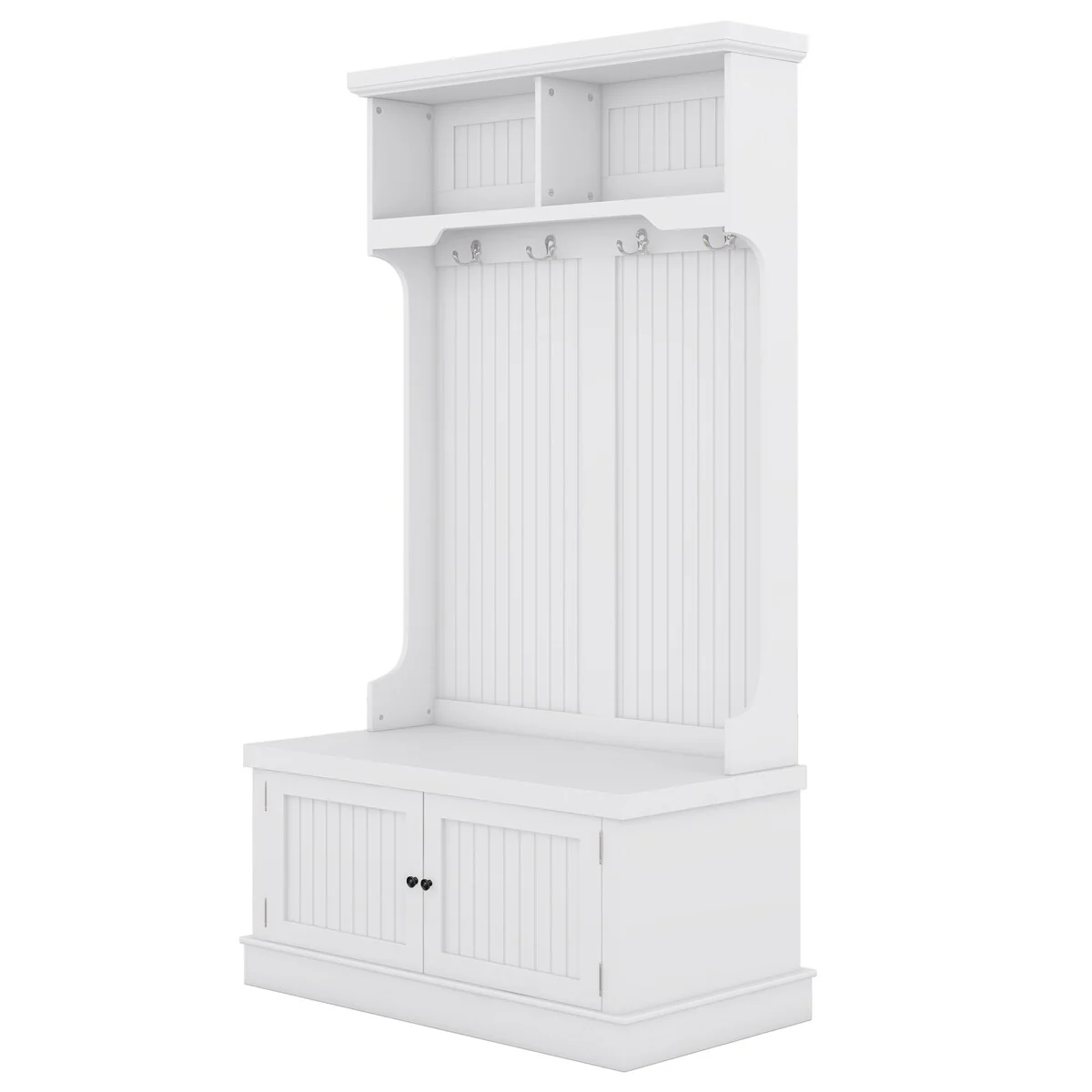 Hall Tree with Storage Shoe Bench for Entryway and Hallway