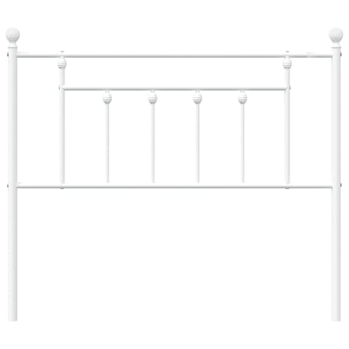 NNEVL Metal Headboard White 107 cm