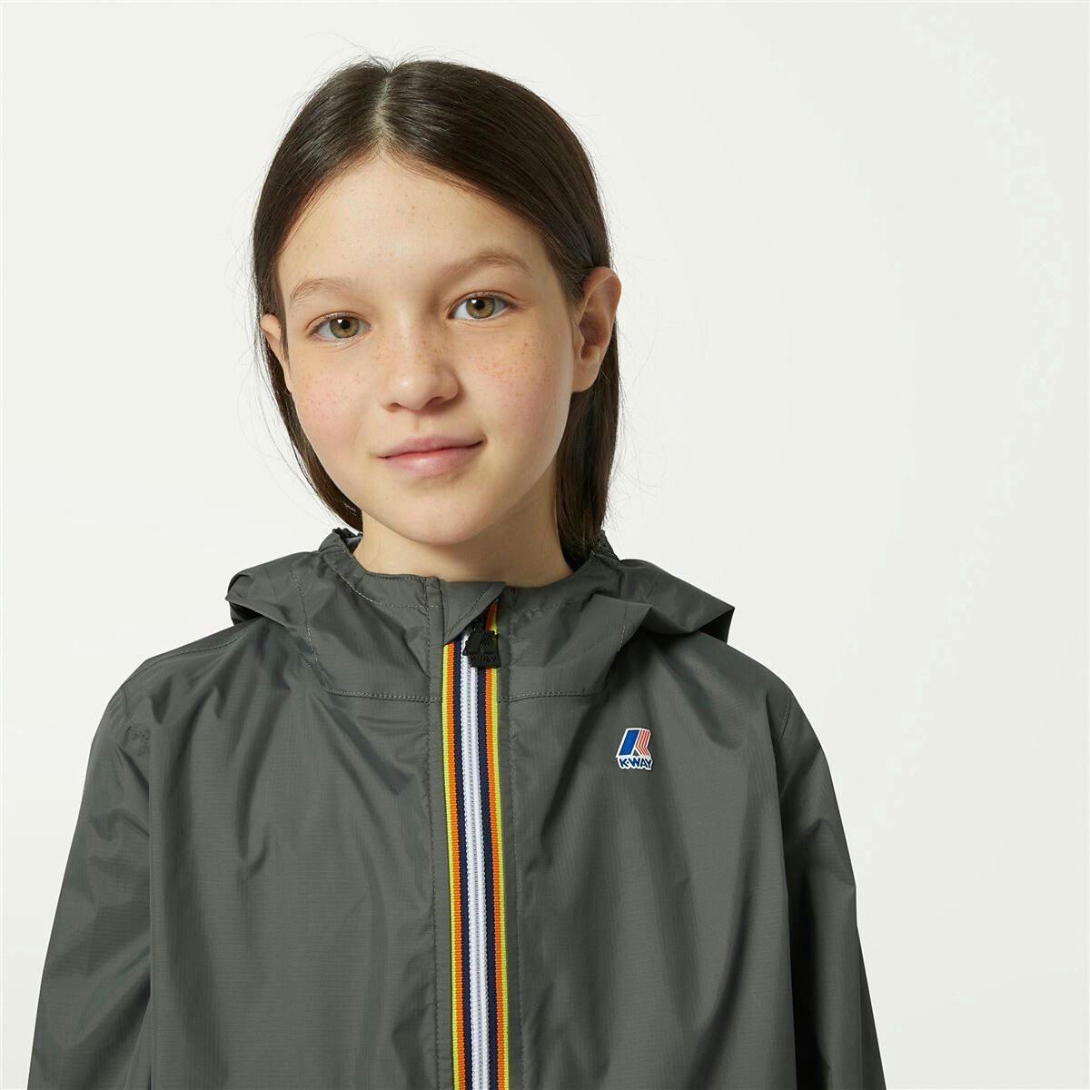 Coupe-vent zippé à capuche Claude