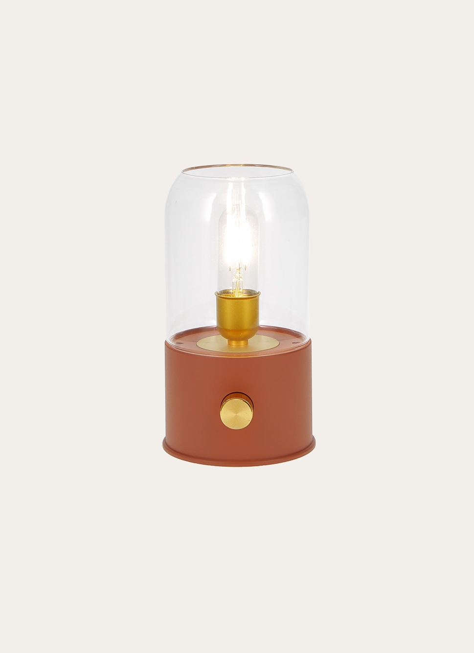 LAMPE LED à POSER STYLE VINTAGE TERRACOTTA