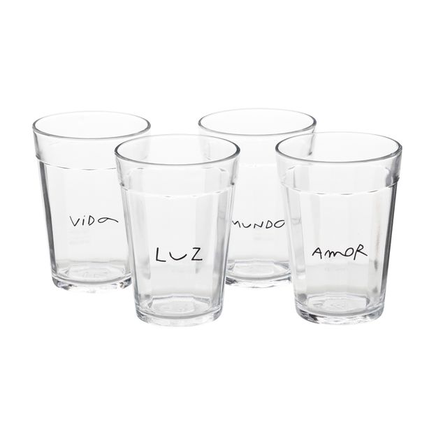 COPO 190 ML COM 4 MANUSCRITO