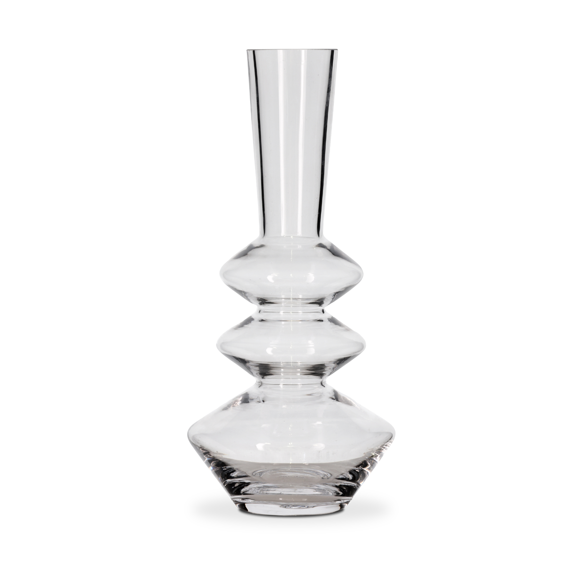 Villa Collection Trio glazen vaas - 14 x 30,5 cm