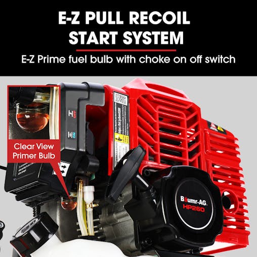 NNEMB 52cc 2-Stroke Petrol Post Driver with Carry Case & 2 Drive Sockets